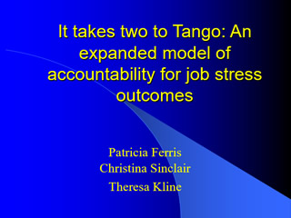It Takes 2 to Tango
